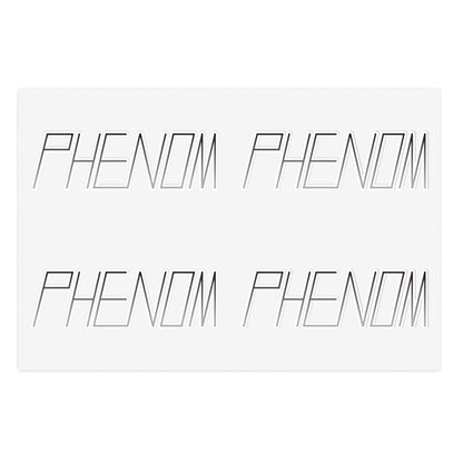 Phenom Sticker Sheet Silver Fade