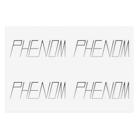 Phenom Sticker Sheet Silver Fade