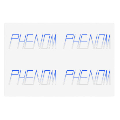 Phenom Sticker Sheet Blue fade