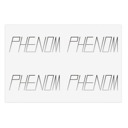 Phenom Sticker Sheet Silver Fade