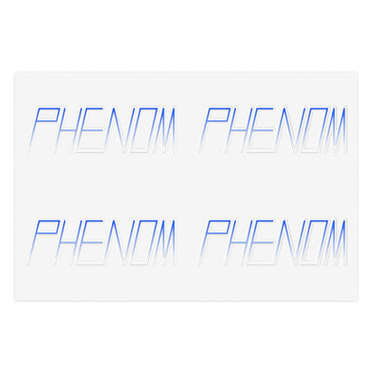 Phenom Sticker Sheet Blue fade